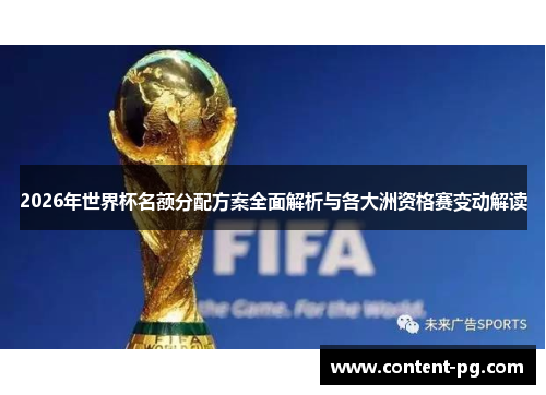 2026年世界杯名额分配方案全面解析与各大洲资格赛变动解读